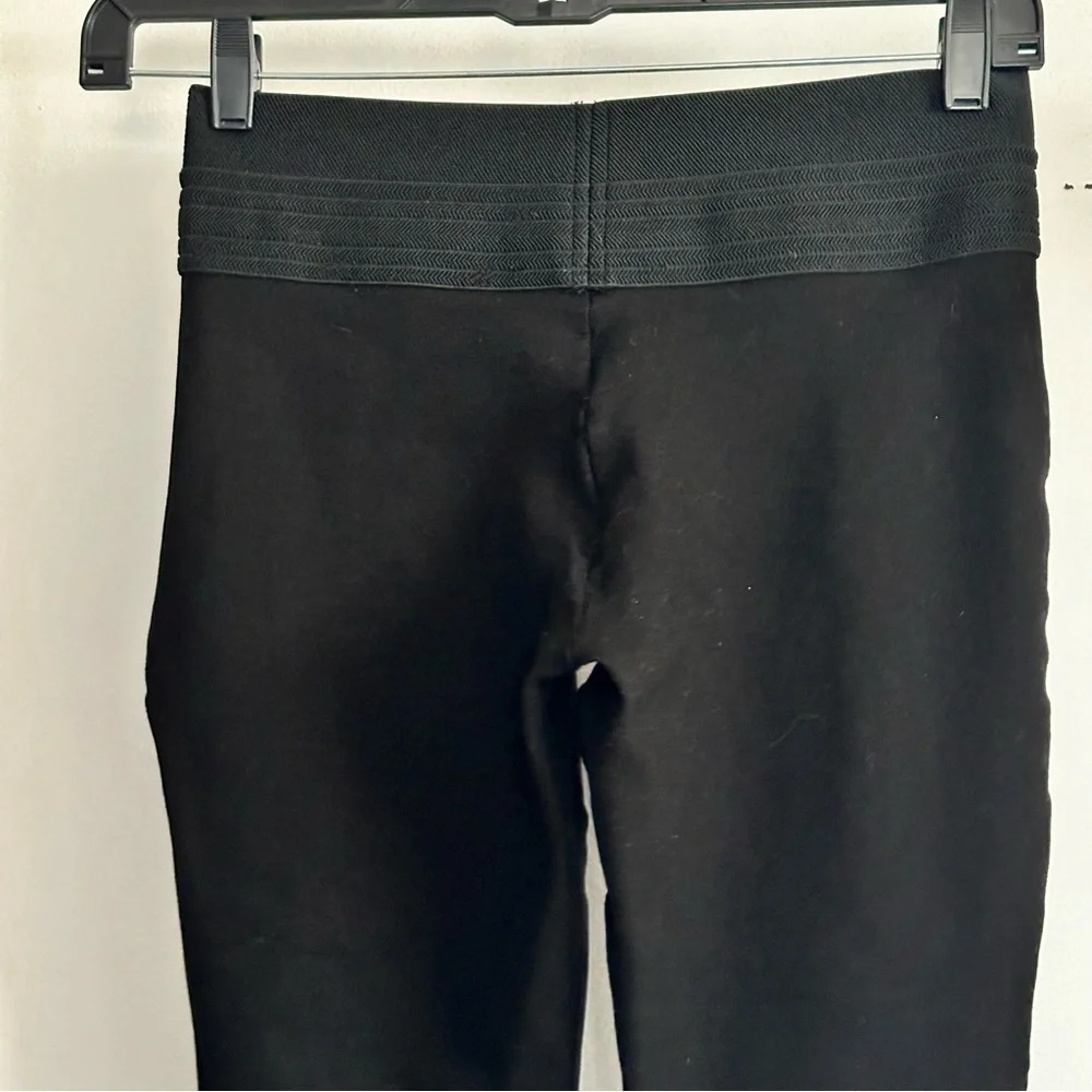 Zara Black Formal Leggings Wide Waistband Medium GUC - Picture 7 of 14